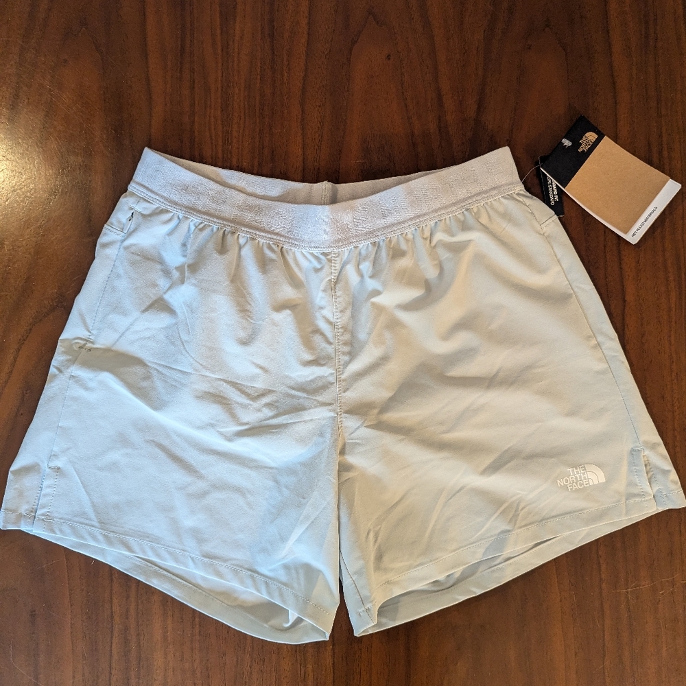 The North Face Light Gray Shorts